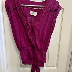 Beautiful pink silk top